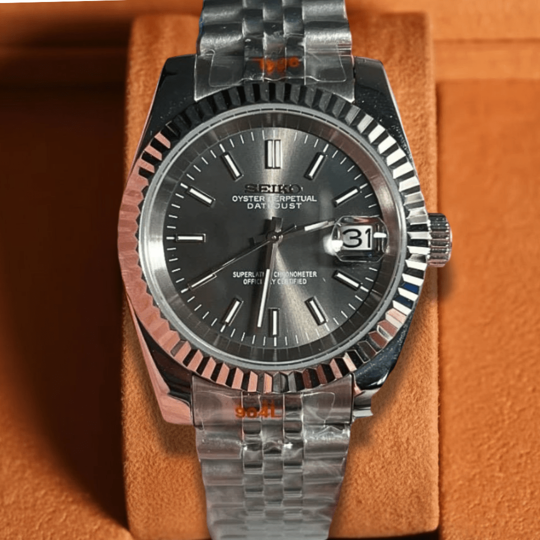 Seiko Mod Datejust Steel - ModGods
