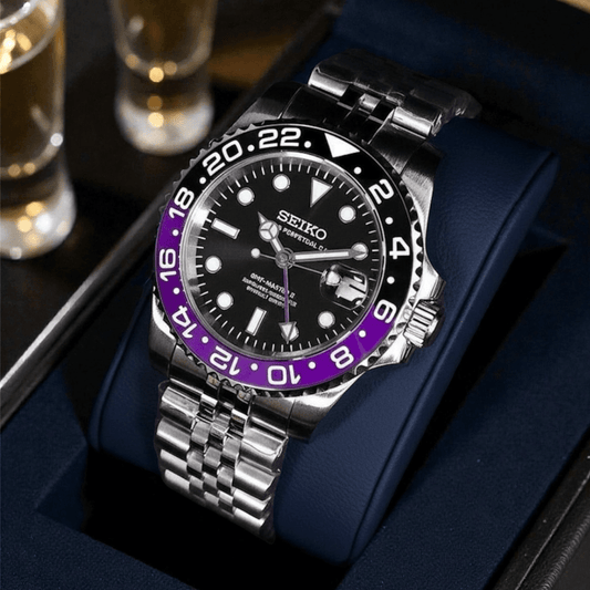 Seiko Mod GMT Purple - ModGods